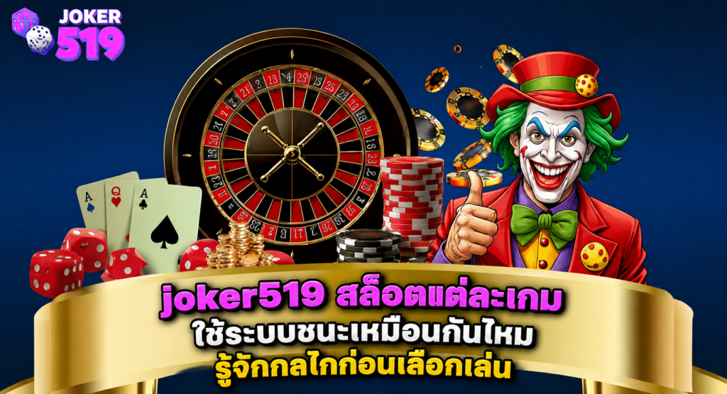 joker519 สล็อตแต่ละเกมใช้ระบบชนะเหมือนกันไหม รู้จักกลไกก่อนเลือกเล่น